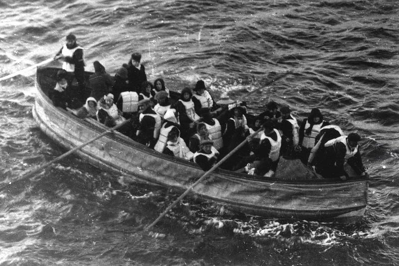 The lifeboats on the Titanic weren’t sufficient to save all the passengers