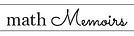 Math Memoirs