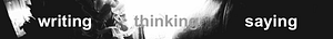 writing thinking saying