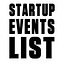 Startup Events List