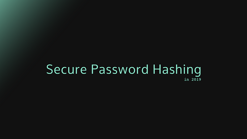 Password Hashing: PBKDF2, Scrypt, Bcrypt And ARGON2