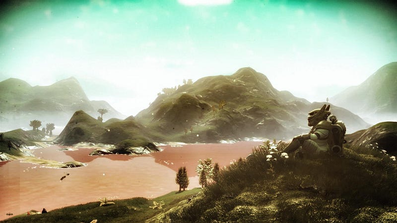 Sitting atop a mathematically generated hill is a big dream of mine