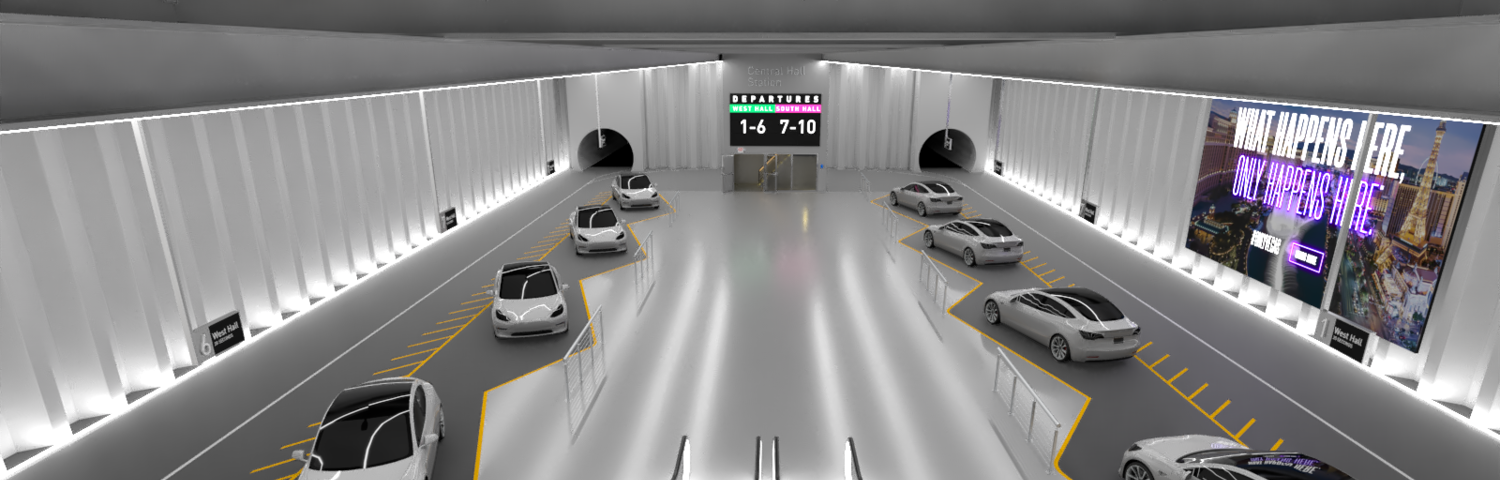 Image of hyperloop station