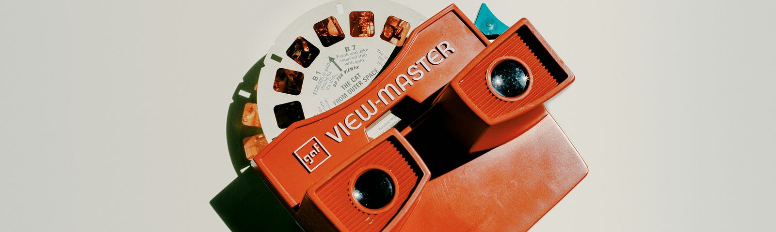 An old viewmaster toy from the sixties.