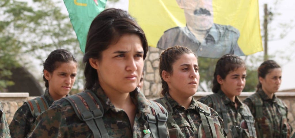 Kurdish YPG Fighters. Image via Creative Commons.