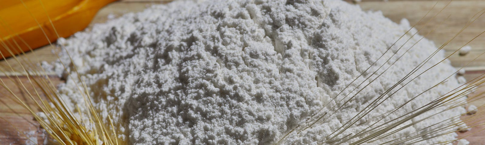 Flour and wheat