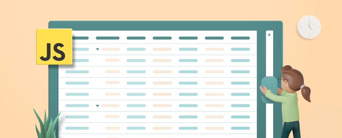 Boosting JavaScript Tree Grid Performance with Virtualization