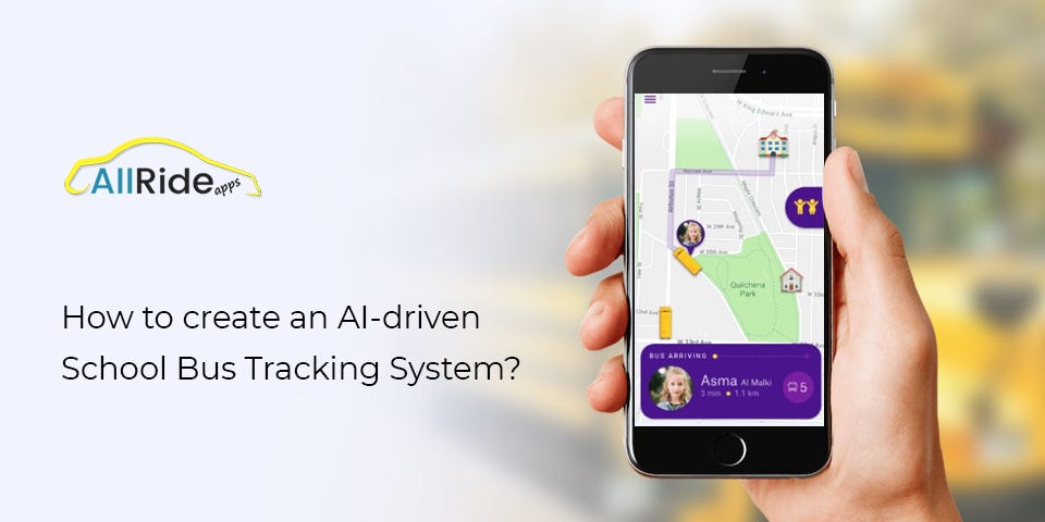 AI-powered school bus tracking system