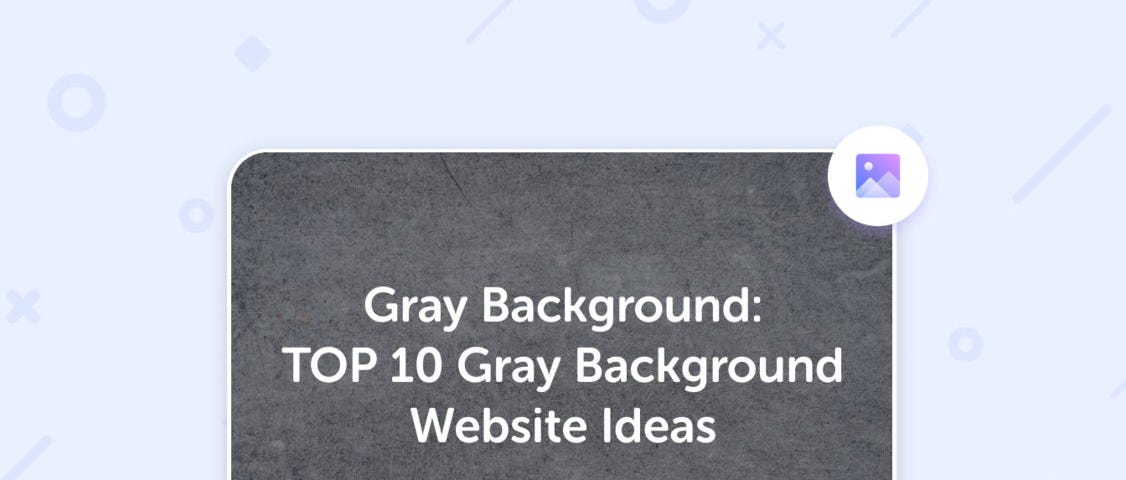 grey background website