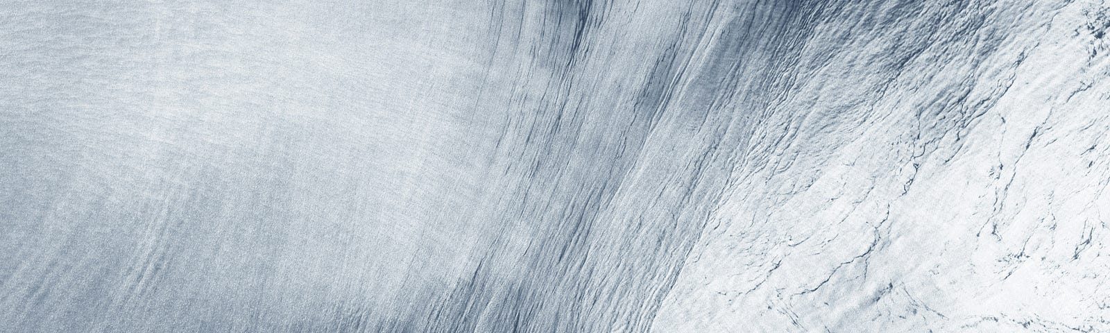 A swirl of blue and white