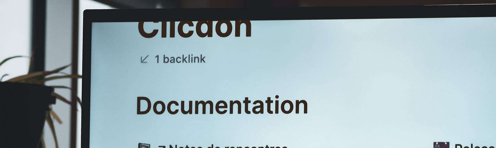 Documentation in Notion