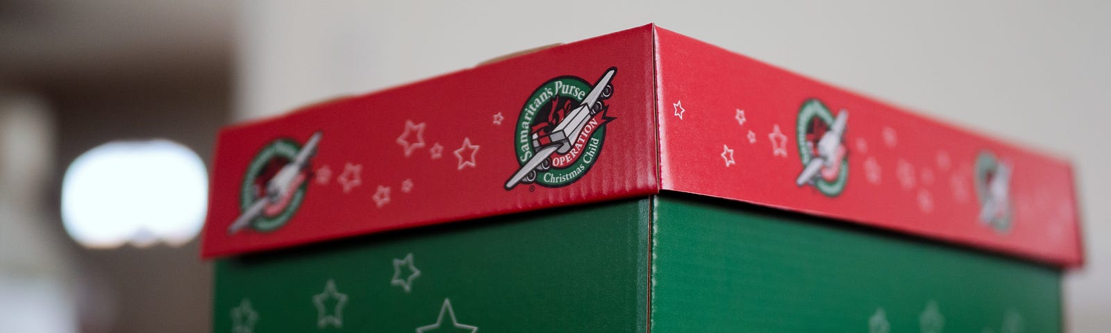 Here is an image of a shoebox, representing things we hold tight to, the memories and love received.