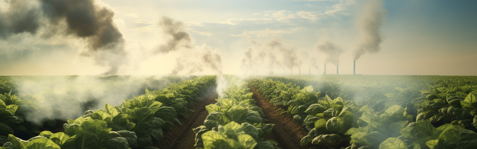 Midjourney generated image of agricultural carbon dioxide