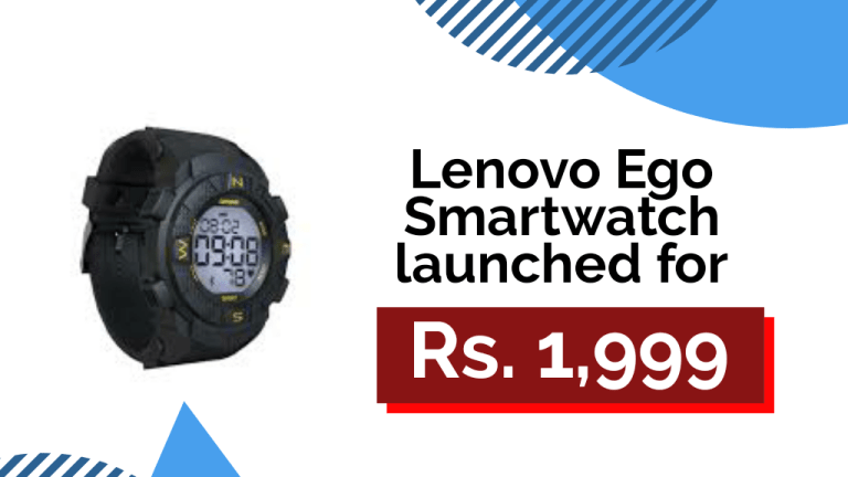 lenovo ego smart watch flipkart