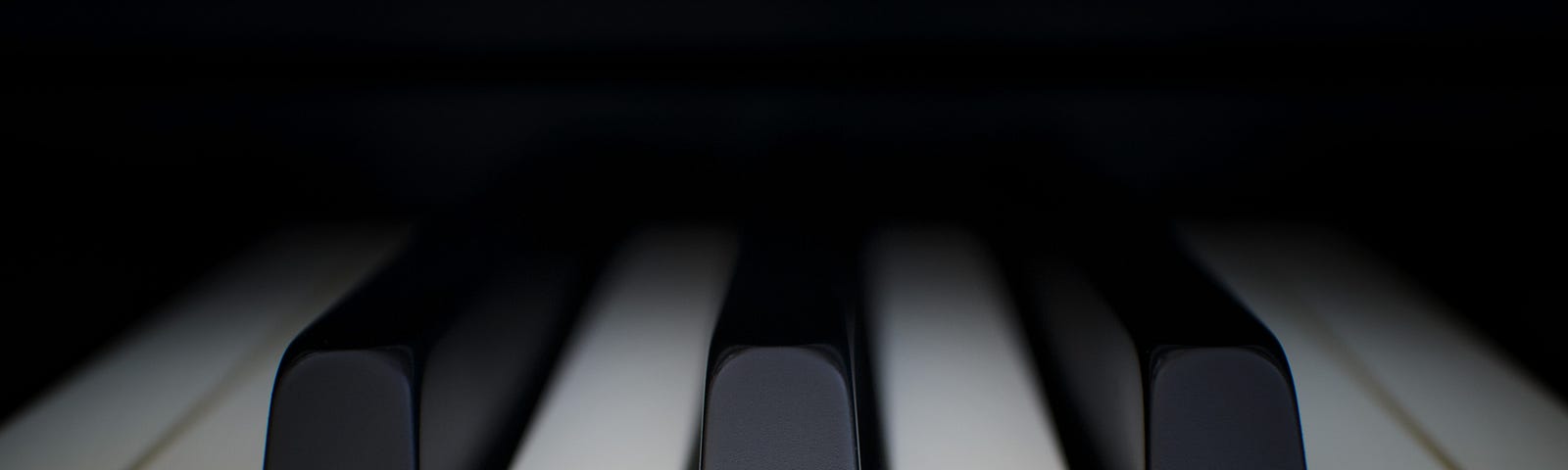 Keys from a piano or keyboard.