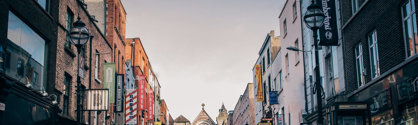Picture of Ann Street in Dublin, Ireland