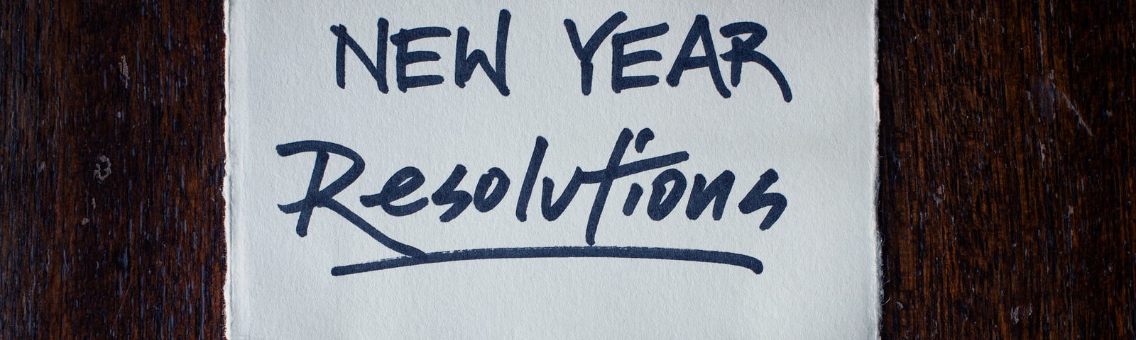 New Year Resolutions