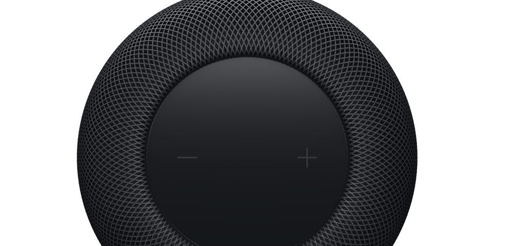 top-down view HomePod