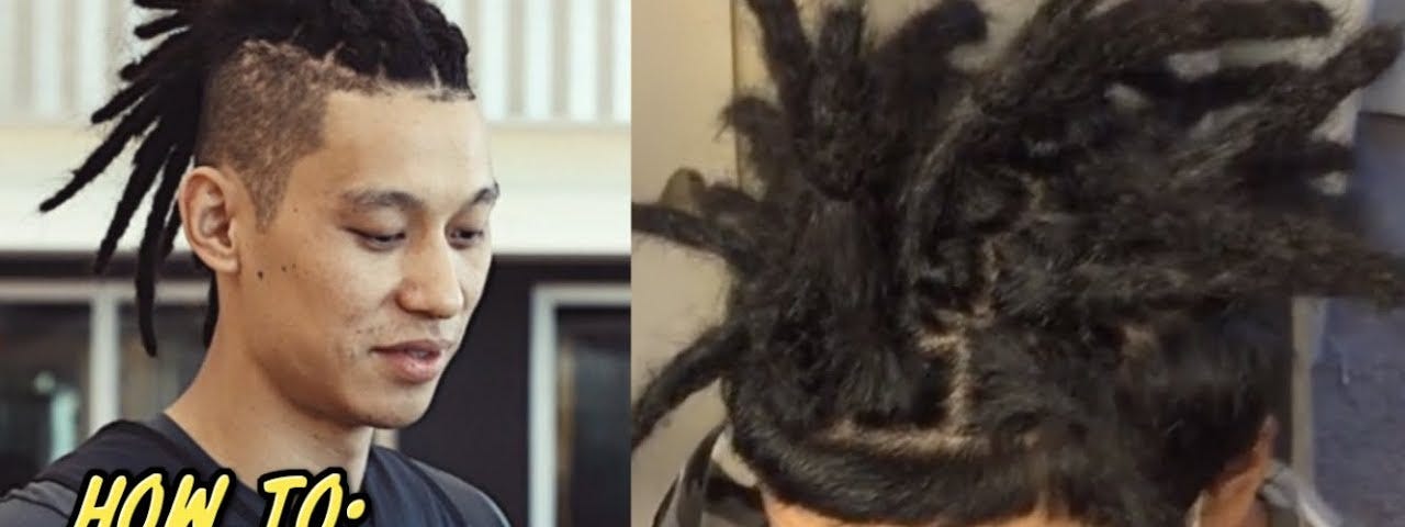 Photo of an Asian person with a caption “How to: Asian Dreadlocks”