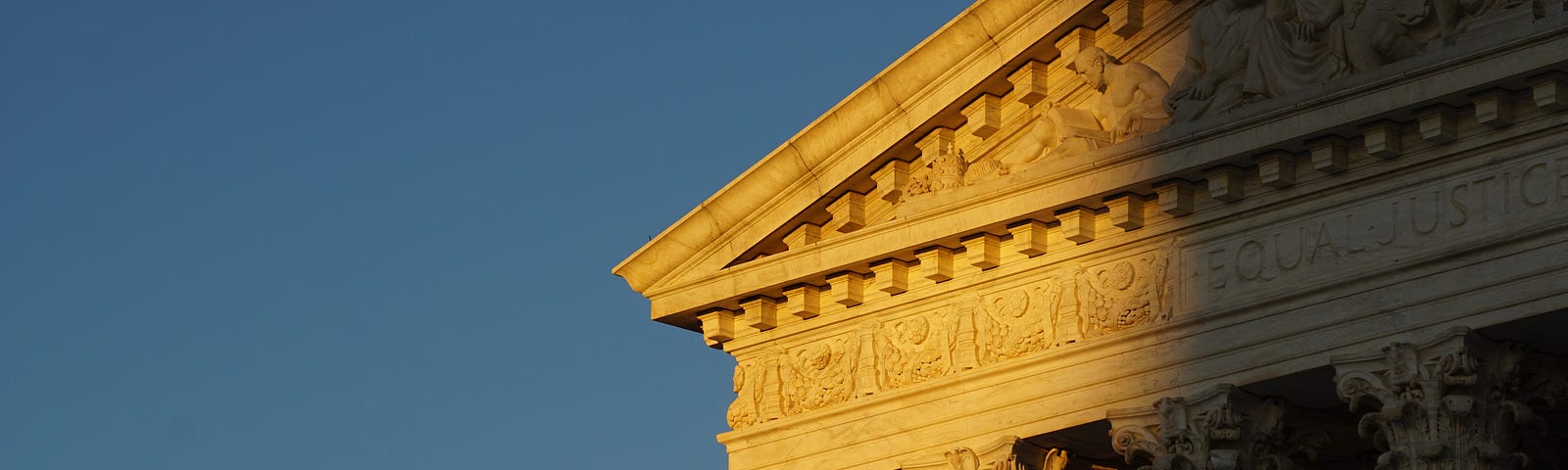 Courthouse at sunset. I don’t have one in the dead of night, which is when this actually happened.