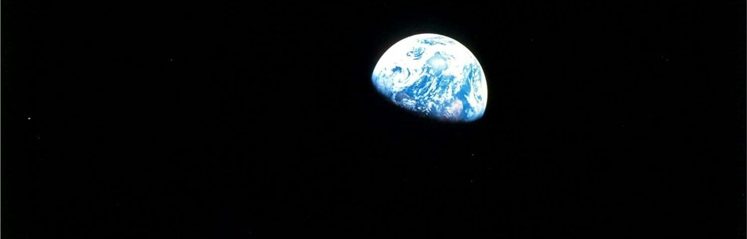 image of the earth from the moon