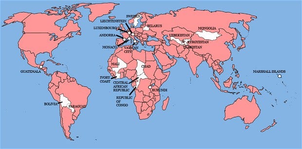 Сша нападала на страны