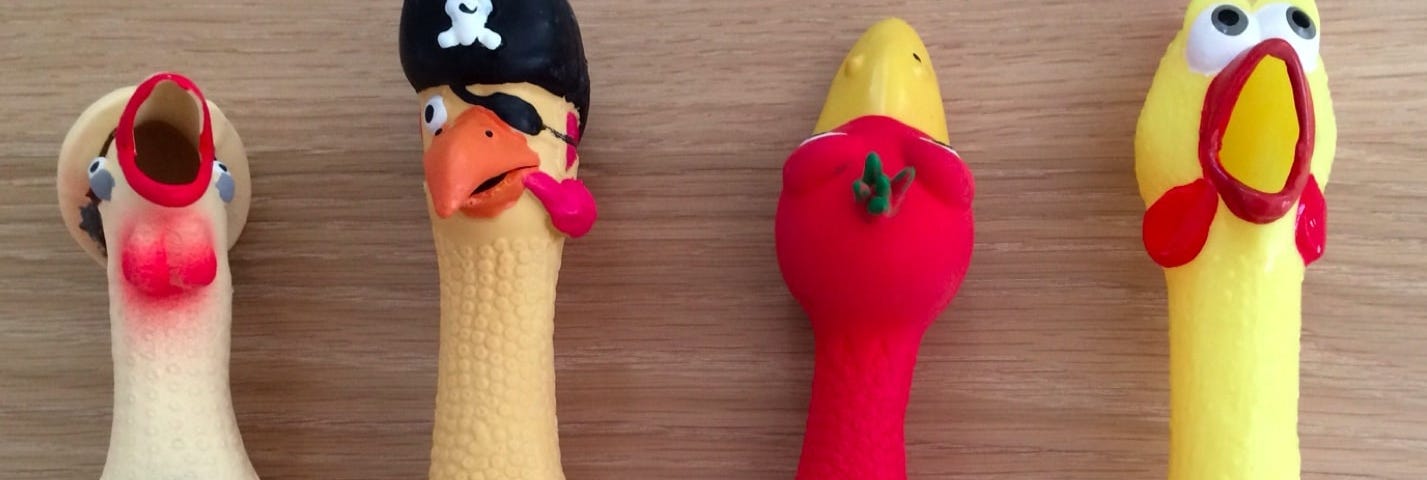 Rubber chickens = better meetings. Who knew?!