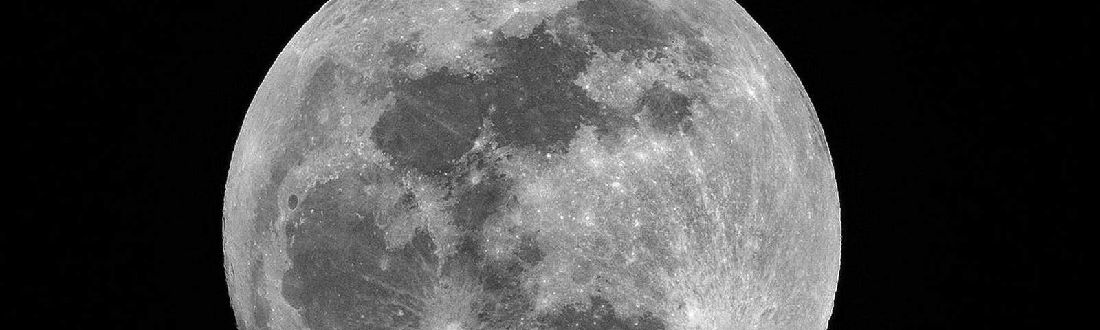 Surface of the moon.