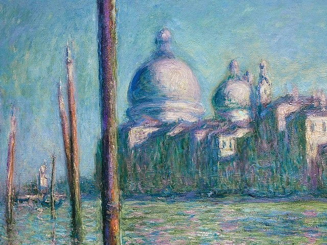 Claude Monet’s Le Gran Canal housed at the MFA Boston
