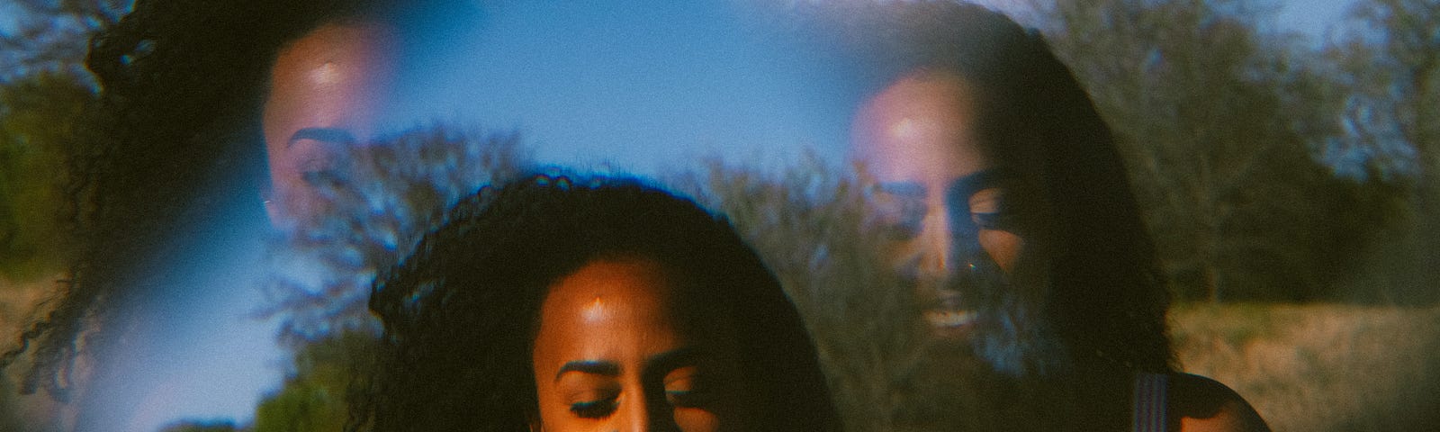 Woman smiling