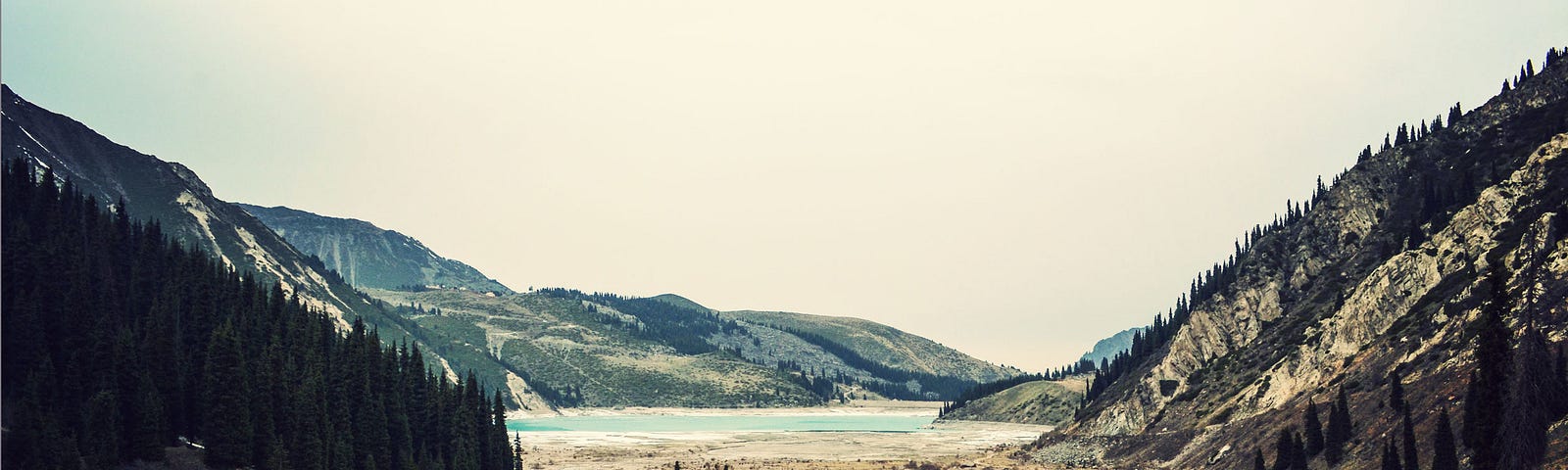 A rocky beach