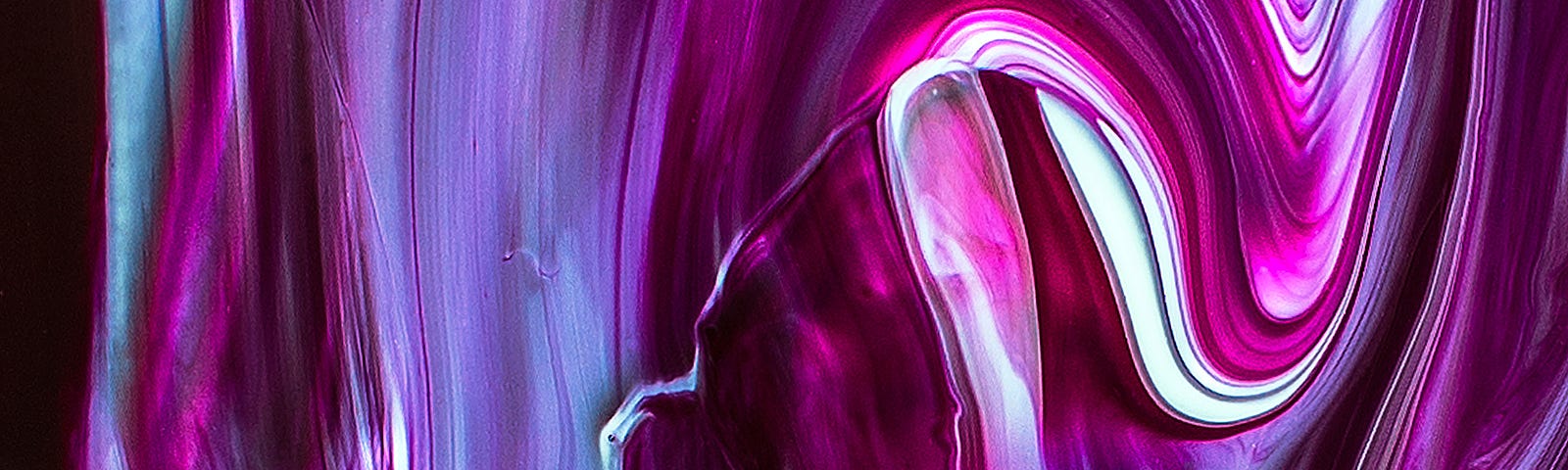 Artwork — Purple on white — Poetry on Medium | One Minute Musings