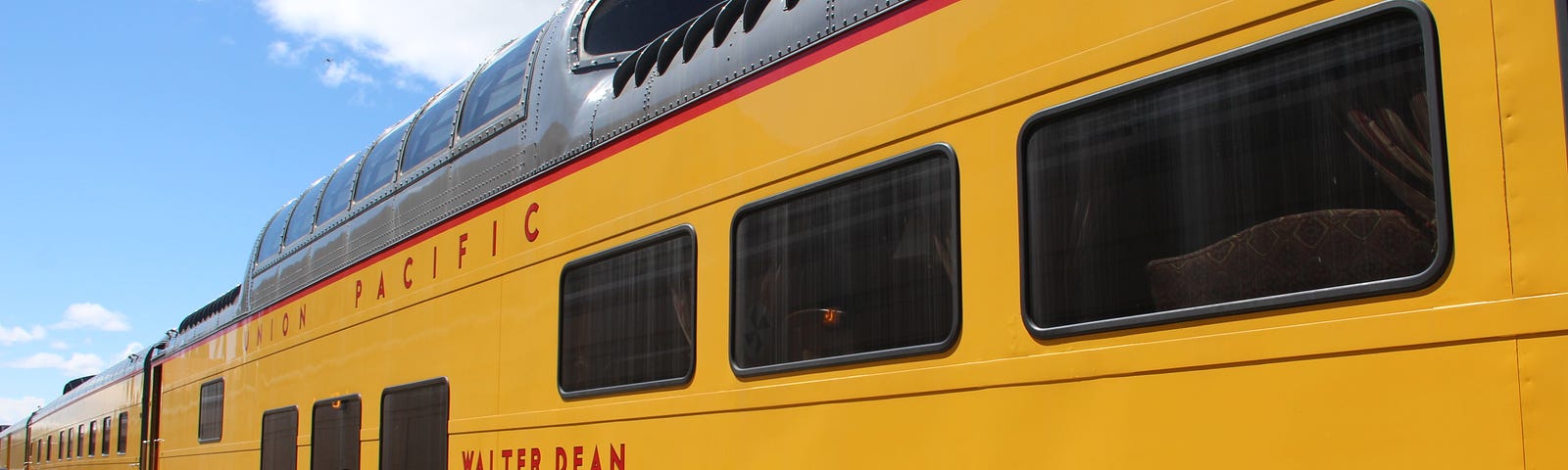 Photo of a Union Pacific passenger train