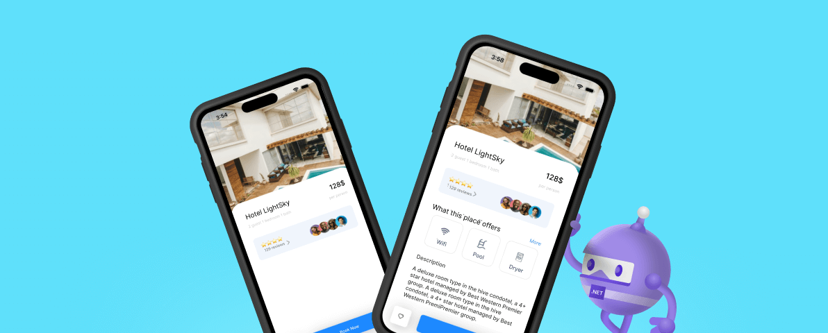 Replicating a Hotel Booking UI in .NET MAUI