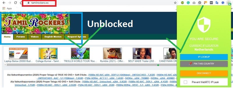 tamilrockers new links