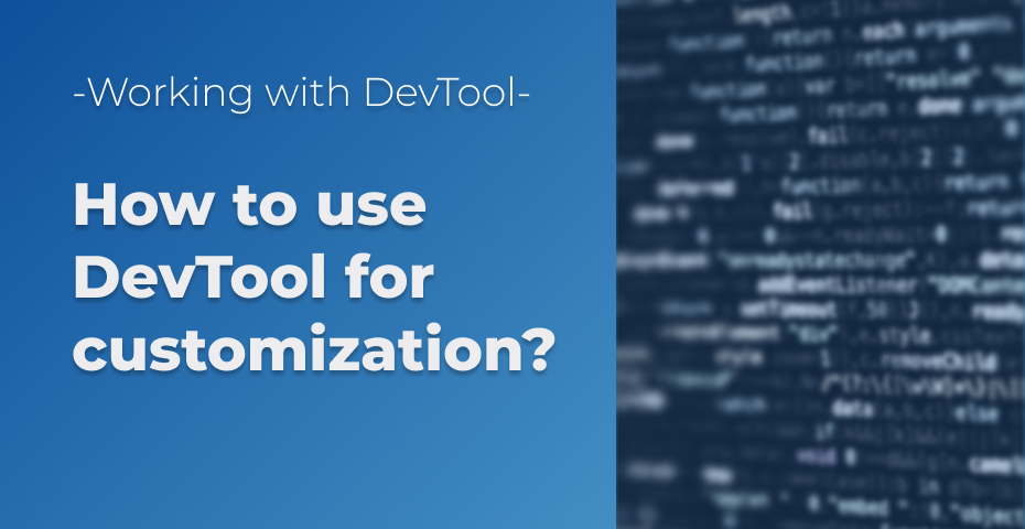 Working with DevTool