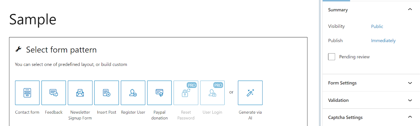 jetformbuilder user interface