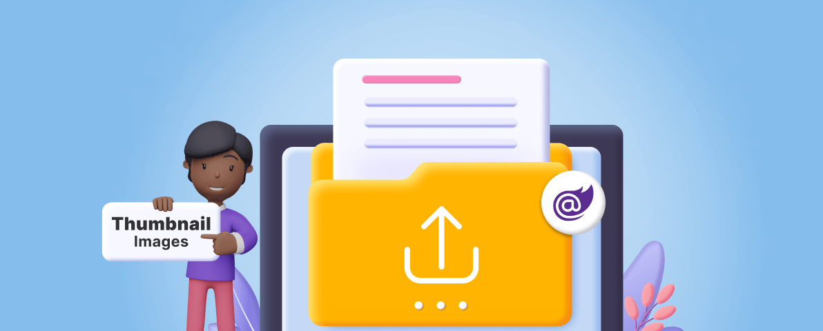 Simple Steps to Create Thumbnail Images Using the Blazor File Upload Component