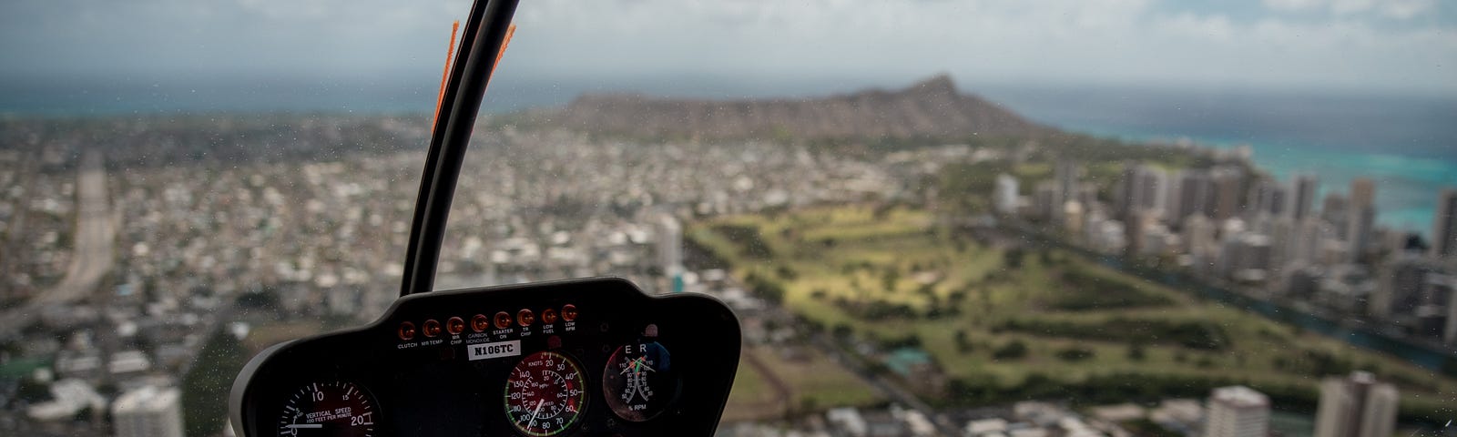 The view from a cockpit