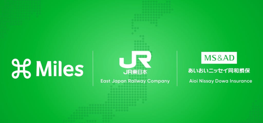 Miles, East Japan Railway Company, Aiois Nissay Dowa Insurance cobranded image