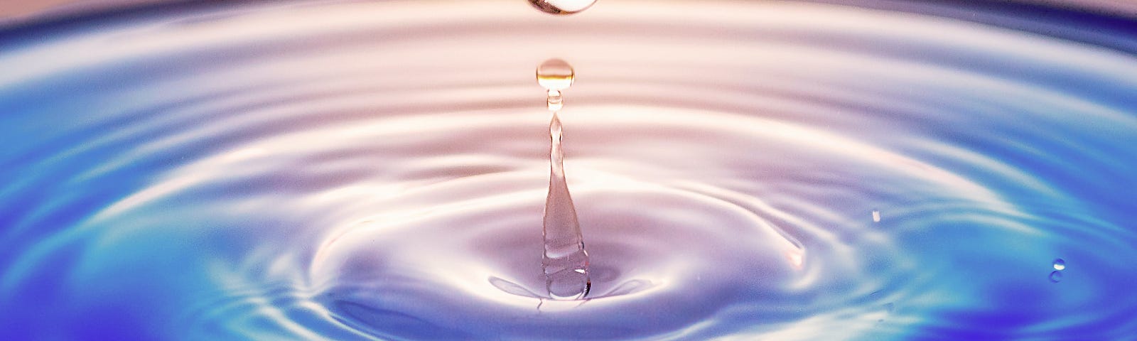 water leaking into a puddle