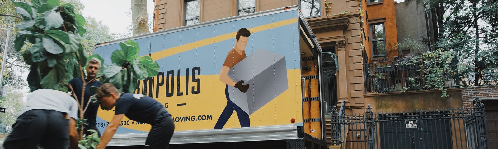 Movers with a moving truck in Brooklyn