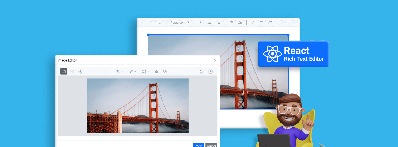 Easily Integrate the React Image Editor into the Rich Text Editor