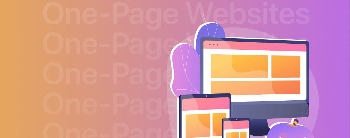 one page website examples