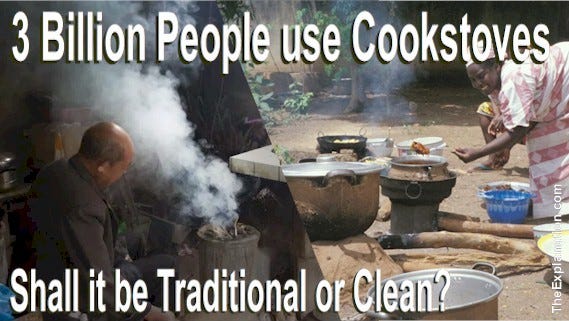 Worldwide 3 billion people in under-developed countries depend on cookstoves for their cooking and heat.