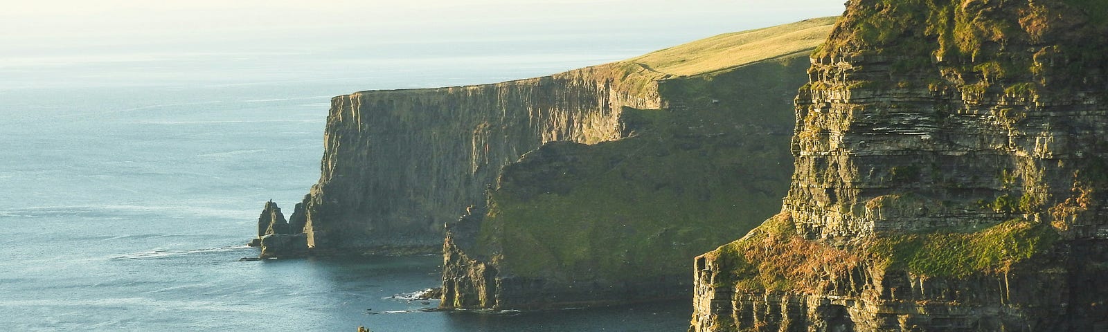 huge cliffs by the sea