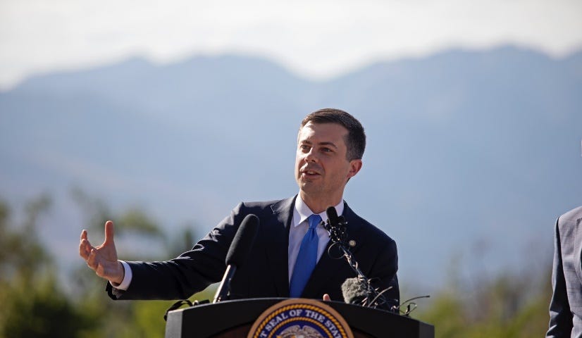 Secretary Buttigieg delivers remarks about the new PROTECT program in Utah.