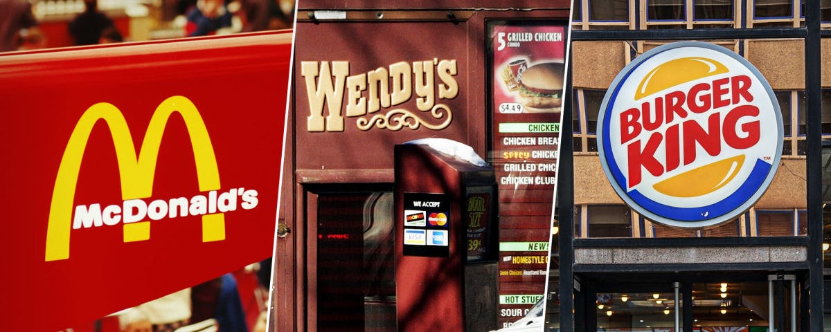 McDonald’s Wendy’s or Burger King