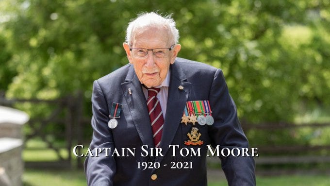 Photo: Captain Sir Tom Moore 1920–2021 © The Captain Tom Foundation