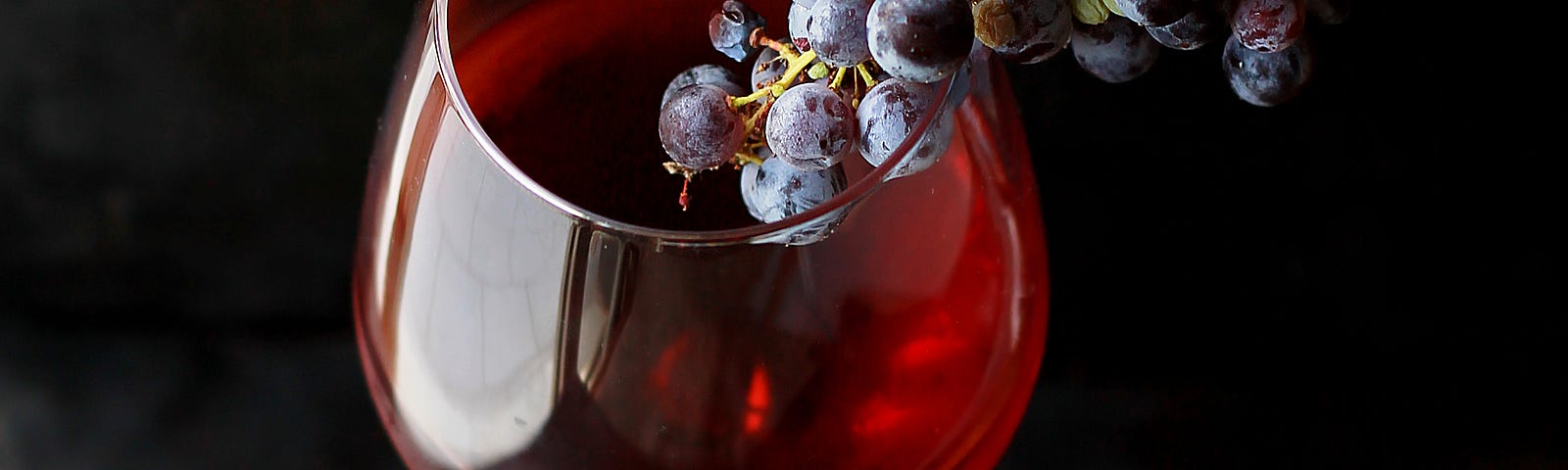 wine and berries